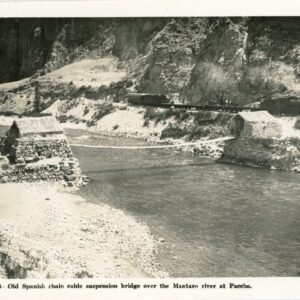 Peru Paccha Mantaro River Suspension Bridge