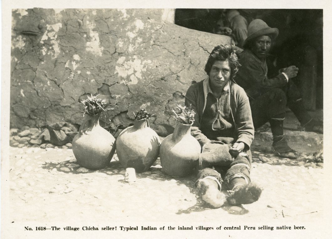 Peru Chicha Seller Native Indian Beer
