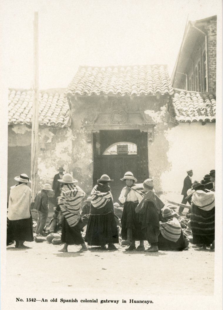 Peru Spanish Colonial Gateway in Huancayo
