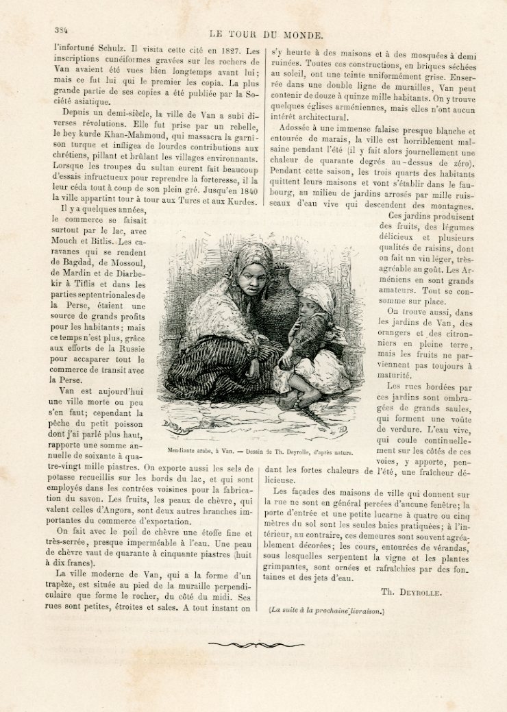 1869 Travels in Lazistan and Armenia by Deyrolle Turkey Van Bitlis - Image 5