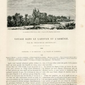 1869 Travels in Lazistan and Armenia by Deyrolle Turkey Erzurum Bismil