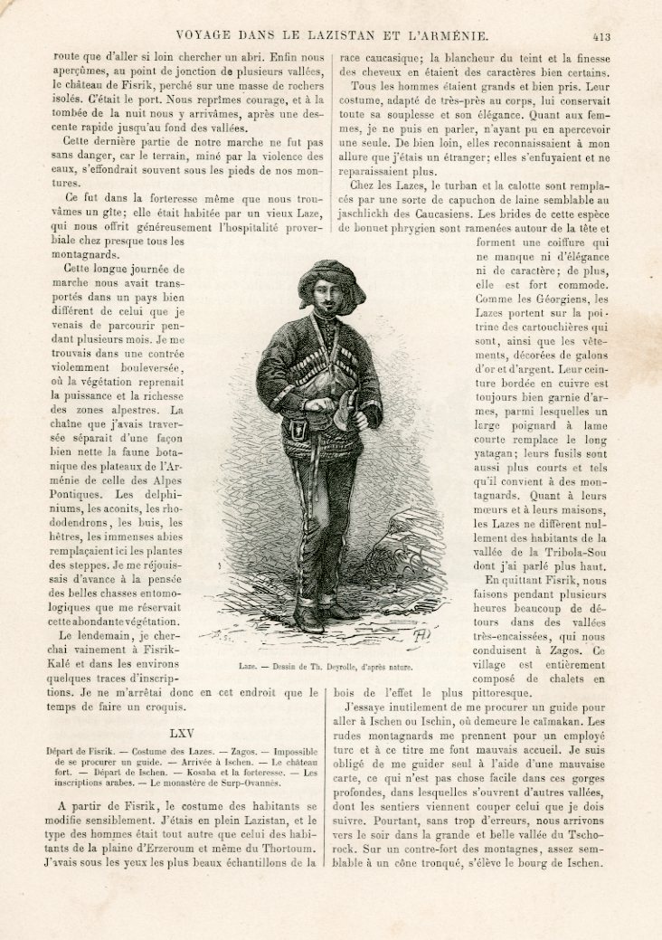 1869 Travels in Lazistan and Armenia by Deyrolle Turkey Erzurum Bismil - Image 4