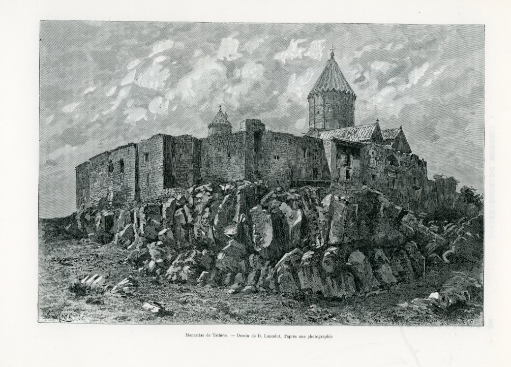1890 Russian Armenia and Karabakh by Chatre Bazarcay Azerbaijan Monasteries - Image 4