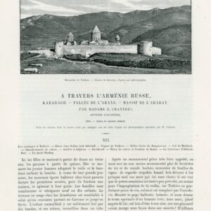 1890 Russian Armenia and Karabakh by Chatre Katar Miners Meghri Tchapars