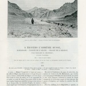 1890 Russian Armenia and Karabakh by Chatre Azerbaijan Ordubad Akulis