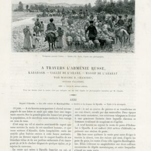 1890 Russian Armenia and Karabakh by Chatre Azerbaijan Nakhchivan Djoulfa