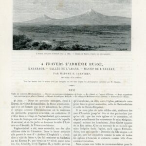 1890 Russian Armenia and Karabakh by Chatre Petchara Jalali Kurds Sardar-Bulak