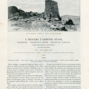 1890 Russian Armenia and Karabakh by Chatre Geghart Kulp Turkey