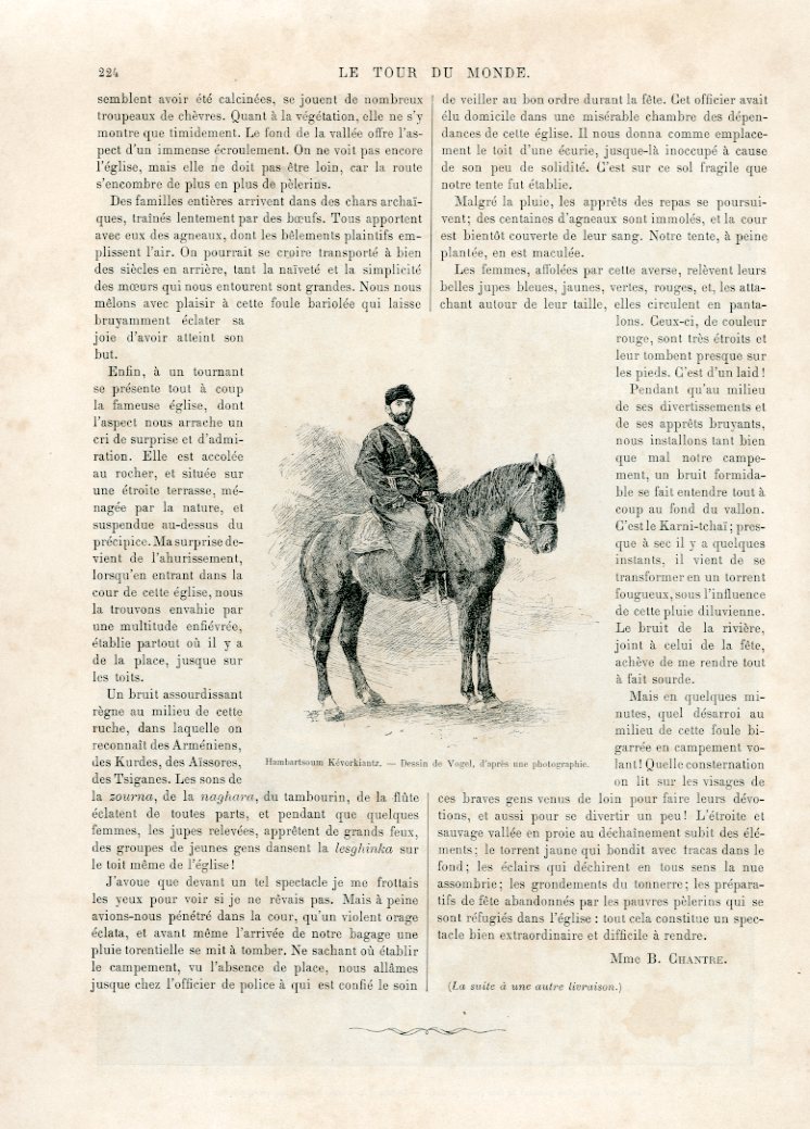 1890 Russian Armenia and Karabakh by Chatre Geghart Kulp Turkey - Image 5