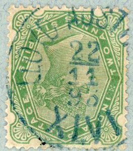 1898 India 2a6d Austria Lloyd XLVI SS Gisela