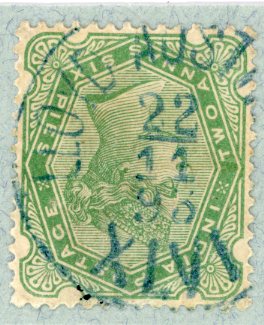 1898 India 2a6d Austria Lloyd XLVI SS Gisela