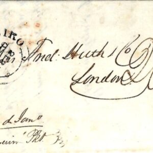 1848 Brazil Huth Entire to Buenos Aires then to London