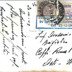 1949 Brazil Air Crash Mail to Italy