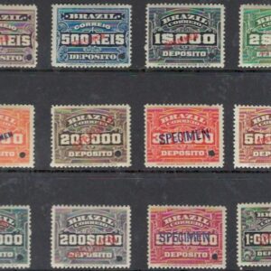 1900s Brazil Revenues Specimen lot of 25 **