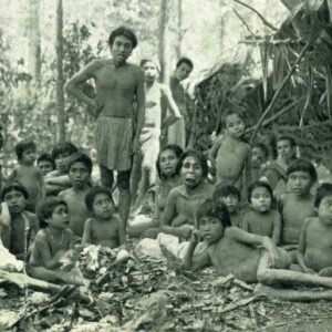 Brazil Santos Botocudo Indians Rio Doce b&w