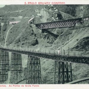 Brazil Santos Serra Grota Funda railway bridge