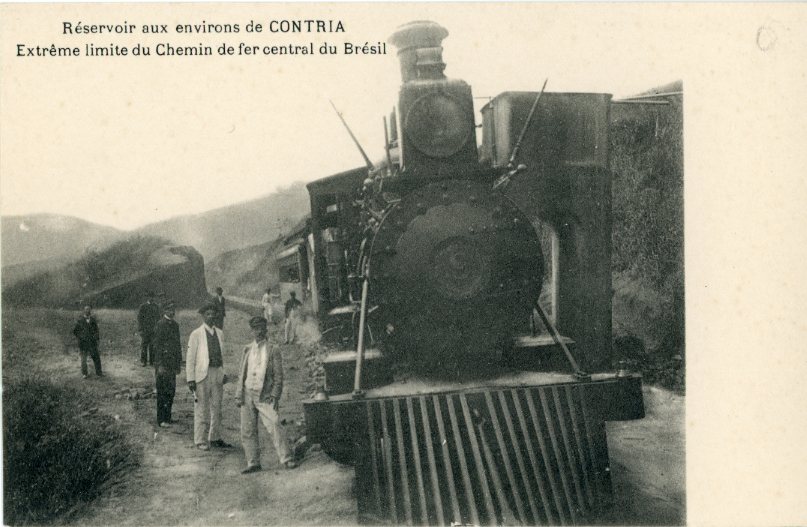 Brazil Contria Railway Steam Locomotive