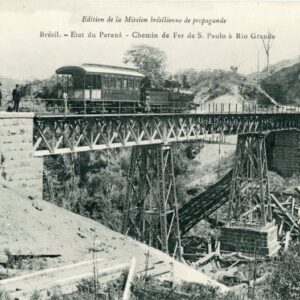 Brazil Parana Sao Paolo Rio Grande Railway bridge