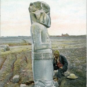 Peru Monolithic Idol in Tiahuanaco 1919