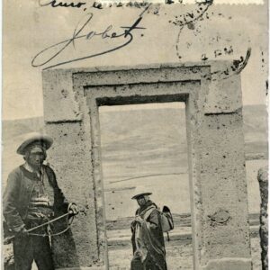 Bolivia Ruins of Tiahuanaco 1911 to France
