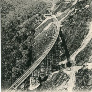 Brazil Santos Mountain Range Railway Viaduct