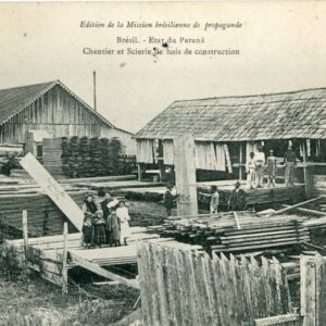 Brazil Parana Timber Yard and Sawmill Construction 1913