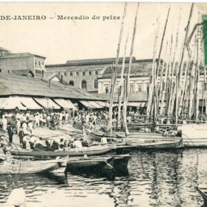 Brazil Rio de Janeiro Fish Market 1911 used on Board