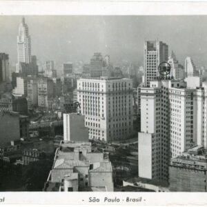 Brazil Sao Paulo Partial View 1953 to France