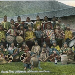 Peru Cusco Indigenous People Celebrating Festival