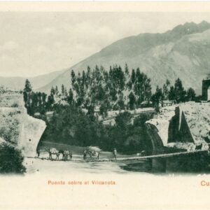 Peru Cusco Bridge over Vilcanota River