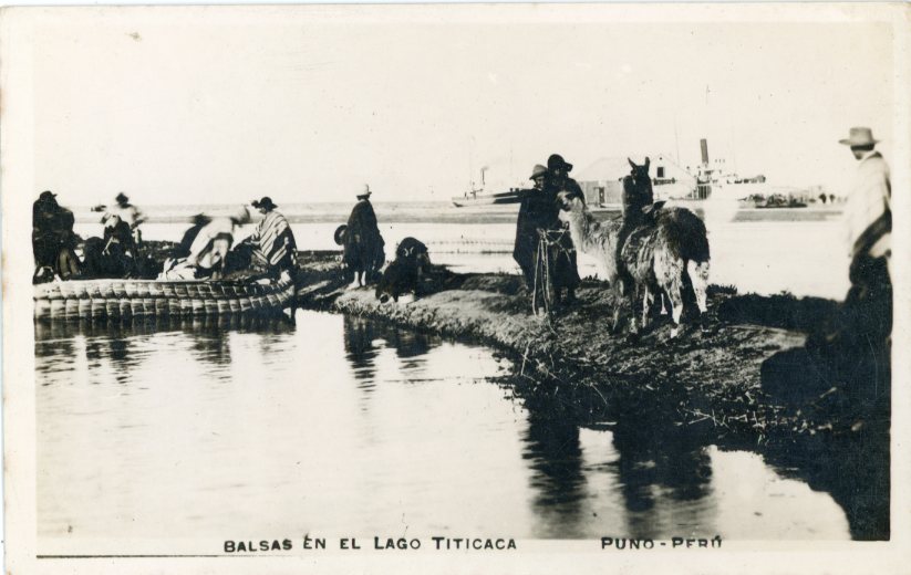 Peru Puno Rafts on Lake Titicaca