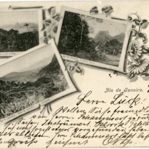 Brazil Rio de Janeiro Multi View 1901 to Hamburg