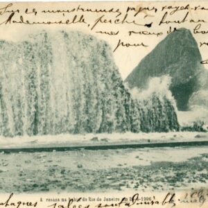 Brazil Rio de Janeiro Guanabara Bay 1906 Storm to France
