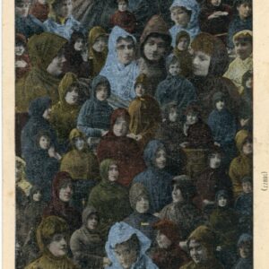 Chile Chilean Flowers Women Art postcard