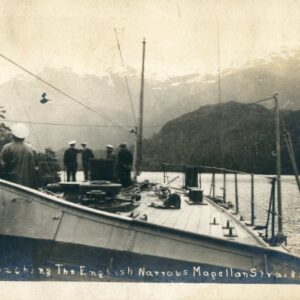 Chile Ship approaching English Narrows Magellan Strait