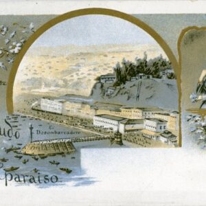 Chile Valparaiso early litho Multi View