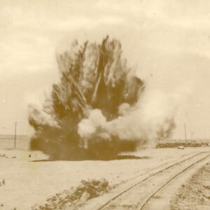 Chile Antofagasta Explosion Railway photocard