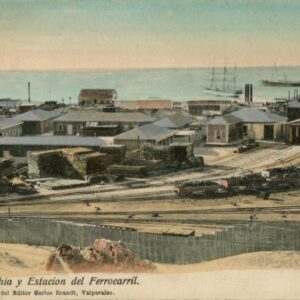Chile Tocopilla Bay and Railway Station