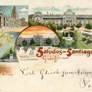 Chile Santiago multi view 1898 to Berlin