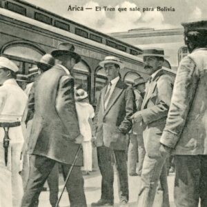 Chile Arica Train to Bolivia 1918