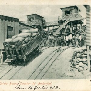 Chile Alto de Caleta Buena Aerial Cable Car Station 1903 to Gustrow