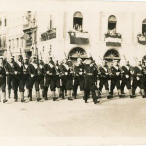 Chile British Sailors at Valparaiso 1929 photocard
