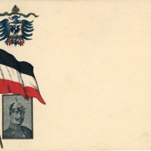 Chile German Kaiser and Flag 1906