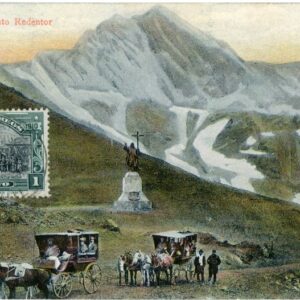 Chile Christ statue at Mountain Horse Carts 1910