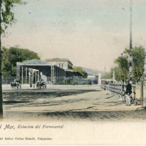 Chile Vina del Mar Railway Station 1911 to Wales