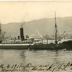 Chile SS Tanis Cargo Ship 1911 to Valparaiso