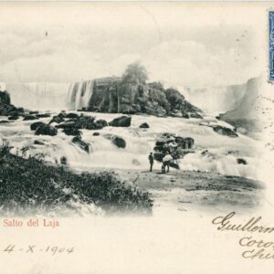 Chile Yumbel Salto del Laja Waterfalls 1904 to Munich