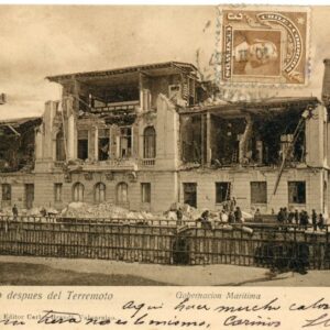Chile Valparaiso Earthquake Maritime Governorate 1907