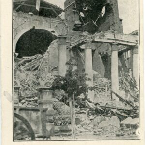 Chile Valparaiso Earthquake La Merced Church 1906 to Goteborg