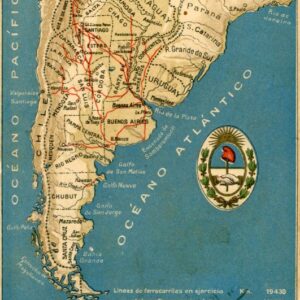 Argentina Embossed South America Map 1911 to Geneva